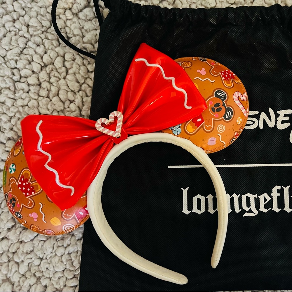 Disney gingerbread Loungefly ears.